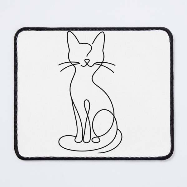 Item preview, Minimal Line Art Cat designed and sold by EwaMariaShop.