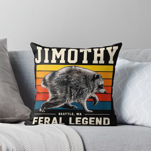 Item preview, Jimothy Feral Legend Seattle Wa Raccoon Wildlife Fan designed and sold by Hugosploosh.