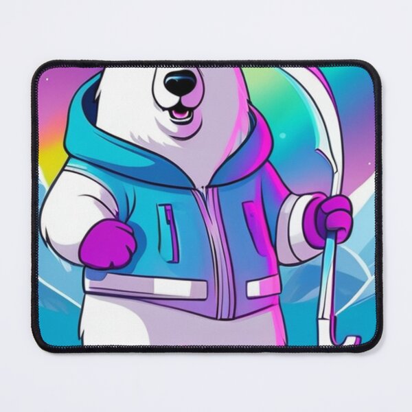 Item preview, Digital Art - Stylized Polar Bear Character, Childlike Science Fiction Universe designed and sold by World-Pets.