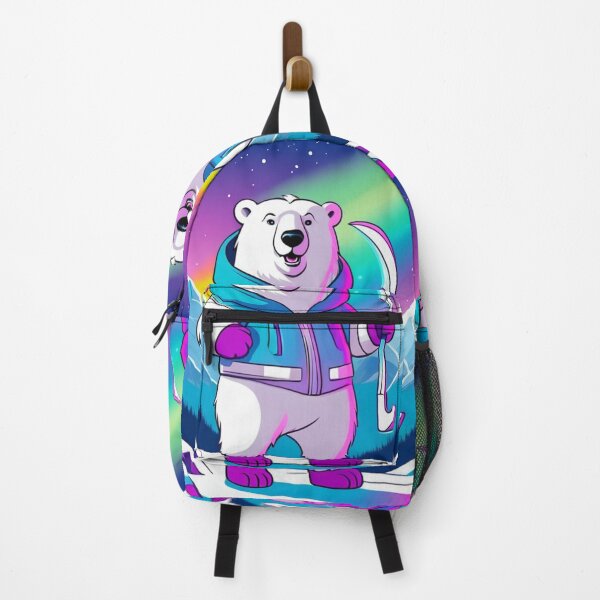 Item preview, Digital Art - Stylized Polar Bear Character, Childlike Science Fiction Universe designed and sold by World-Pets.