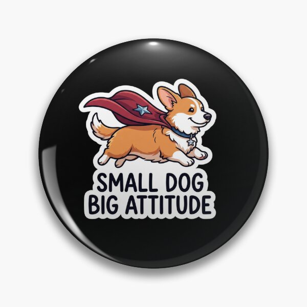 Item preview, Cute Superhero Corgi Small Dog Big Attitude designed and sold by Owcomm.