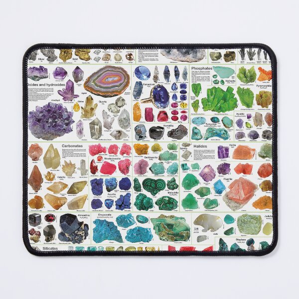 Item preview, Colorful Minerals Chart Crystal Gemstone Educational designed and sold by colinterrell.