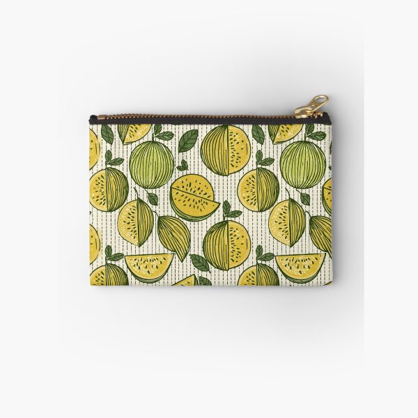 Aperçu de l'œuvre Motif de melons jaunes tropicaux style crayon mignon créée et vendue par VectorForge.