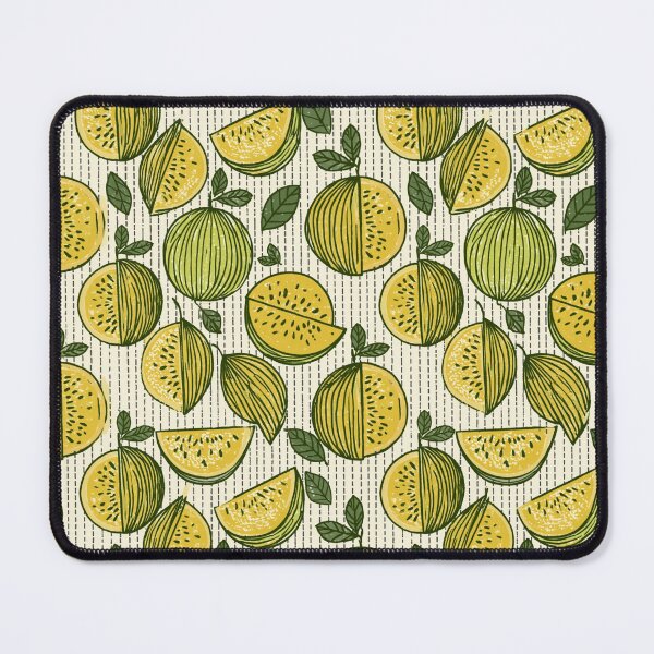 Item preview, Tropical Yellow Melons Pattern Cute Crayon Style designed and sold by VectorForge.