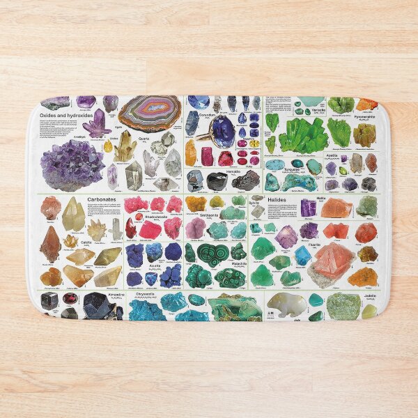 Item preview, Colorful Minerals Chart Crystal Gemstone Educational designed and sold by colinterrell.