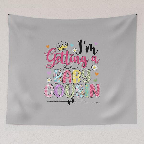 Item preview, I'm Getting A Baby Cousin Pregnancy Announcement Toddler Kid designed and sold by FrankIsabel.
