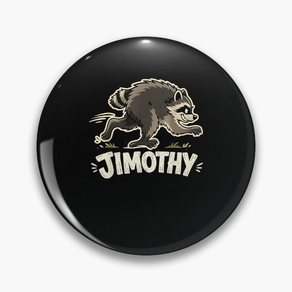 Artikelvorschau, Jimothy Waschbär Wildtier Personalisierter Name entworfen und verkauft von Hugosploosh.