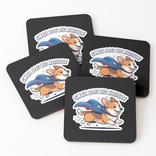 Item preview, Small Dog Big Attitude Super Corgi designed and sold by Owcomm.
