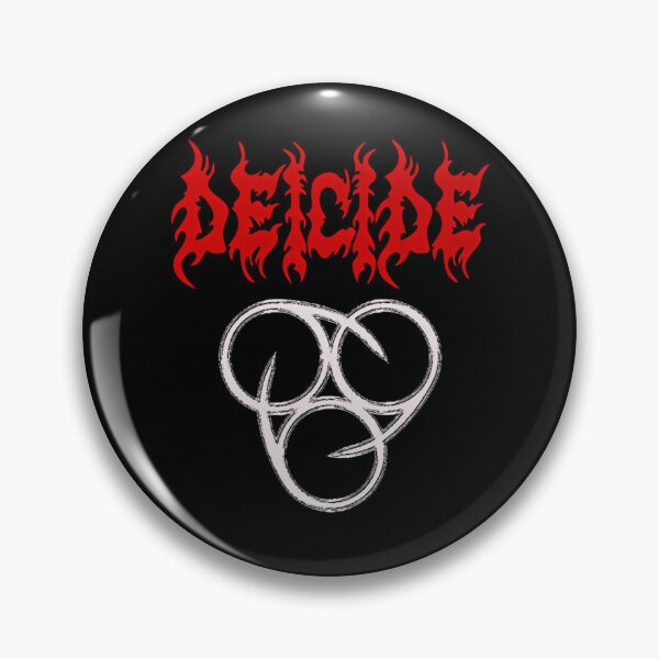Item preview, Deicide Three Hooks Symbol Red Death Metal designed and sold by indecentXp0sure.
