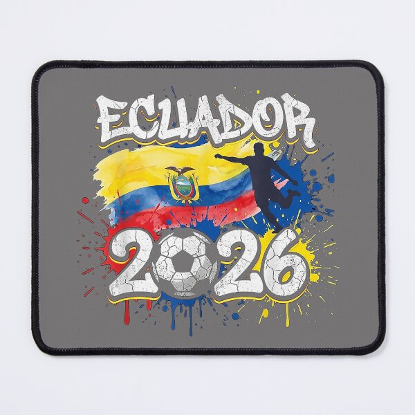 Item preview, Ecuador 26 Fan Paint Splash Ecuadorian Flag Graffiti Art designed and sold by KristineLi.