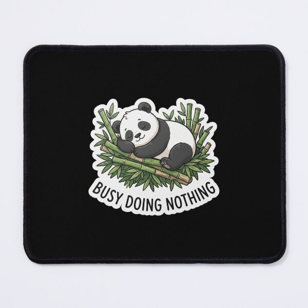 Item preview, Cute Sleepy Panda Busy Doing Nothing designed and sold by Owcomm.