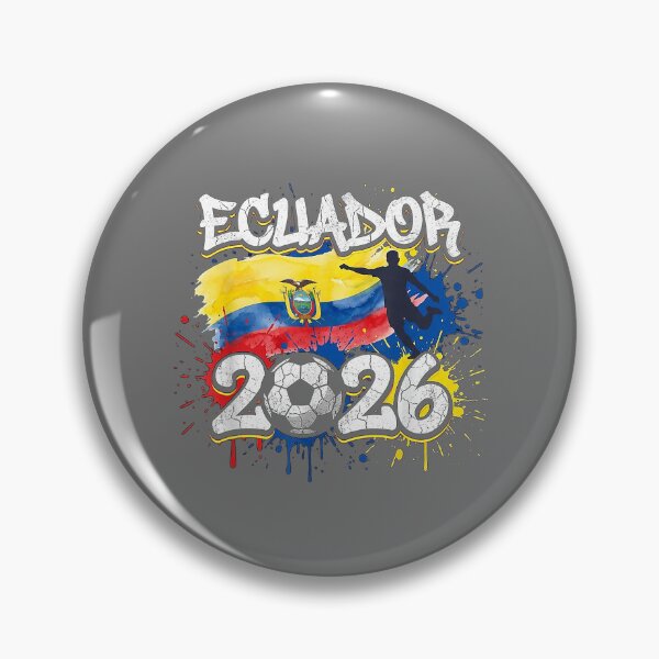 Item preview, Ecuador 26 Fan Paint Splash Ecuadorian Flag Graffiti Art designed and sold by KristineLi.
