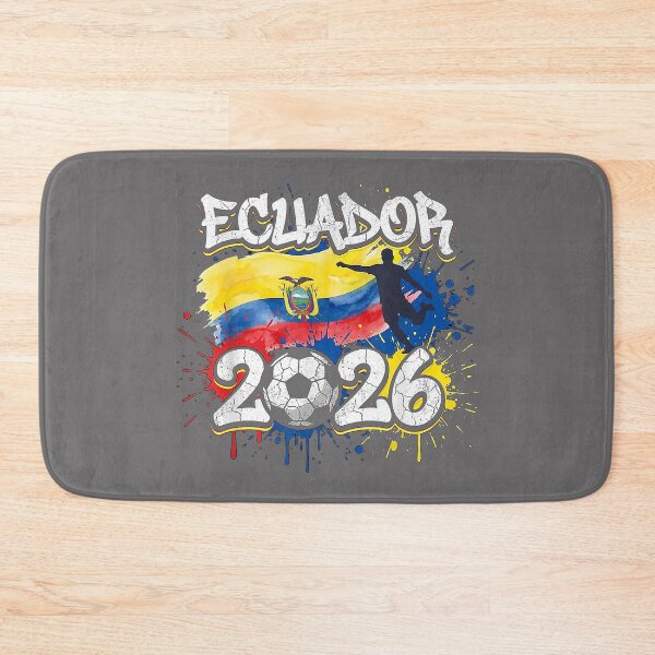 Item preview, Ecuador 26 Fan Paint Splash Ecuadorian Flag Graffiti Art designed and sold by KristineLi.