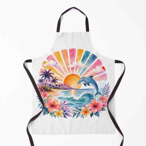 Item preview, Retro beach sunrise designed and sold by trendspatterns.
