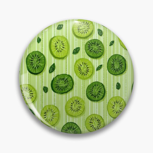 Item preview, Fresh Sliced Kiwi Pattern Cute Crayon Style designed and sold by VectorForge.
