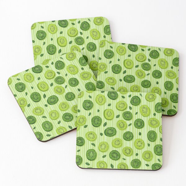Item preview, Fresh Sliced Kiwi Pattern Cute Crayon Style designed and sold by VectorForge.