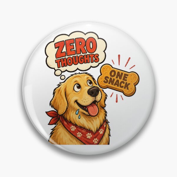 Item preview, Funny Food Motivated Golden Retriever Humor designed and sold by Gentlestate.