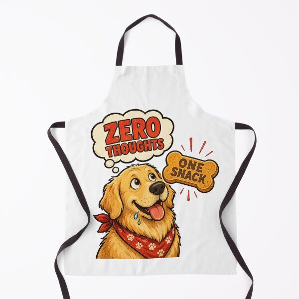Item preview, Funny Food Motivated Golden Retriever Humor designed and sold by Gentlestate.