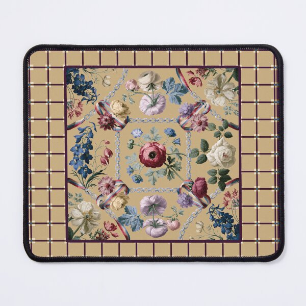 Item preview, Geometric floral design in sand tones designed and sold by Tana&tanuc.