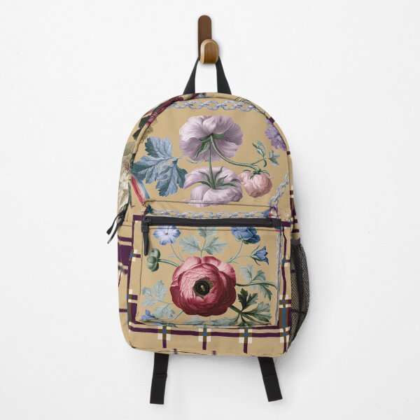 Item preview, Geometric floral design in sand tones designed and sold by Tana&tanuc.