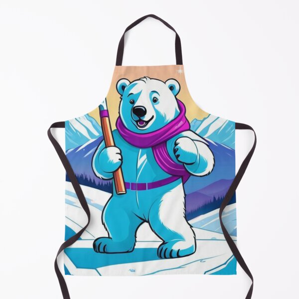 Item preview, Digital Art - Stylized Polar Bear Character, Vibrant Vector Design designed and sold by World-Pets.