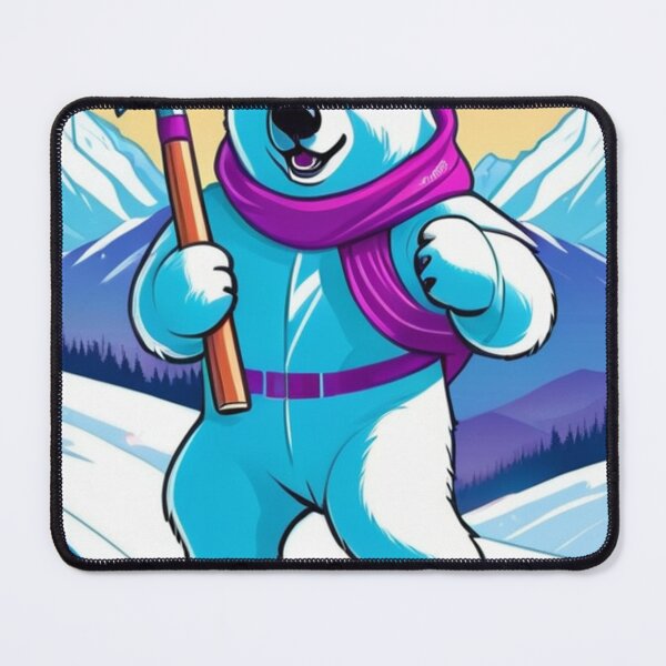 Item preview, Digital Art - Stylized Polar Bear Character, Vibrant Vector Design designed and sold by World-Pets.