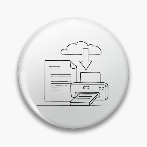 Item preview, A scanned paper next to a printer labeled for cloud upload designed and sold by rasagamastore.