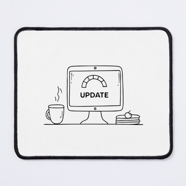 Item preview, Update Progress Screen Beside Coffee designed and sold by rasagamastore.