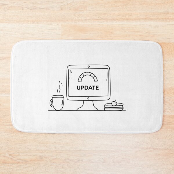 Item preview, Update Progress Screen Beside Coffee designed and sold by rasagamastore.