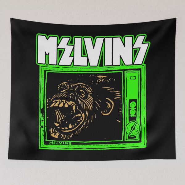 Item preview, Green Television And Silhouette Monkey Band  designed and sold by AltAesthetic.