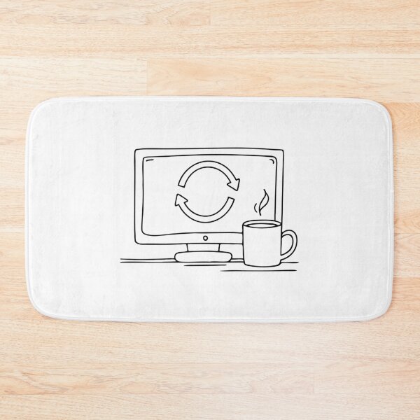 Item preview, An update screen shown near a cup of coffee designed and sold by rasagamastore.