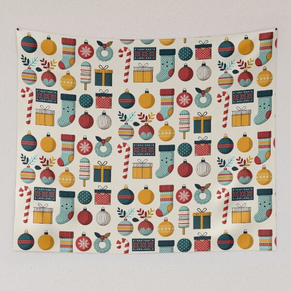 Item preview, Retro Christmas Ornaments and Holiday Festive Elements designed and sold by colorful-white.