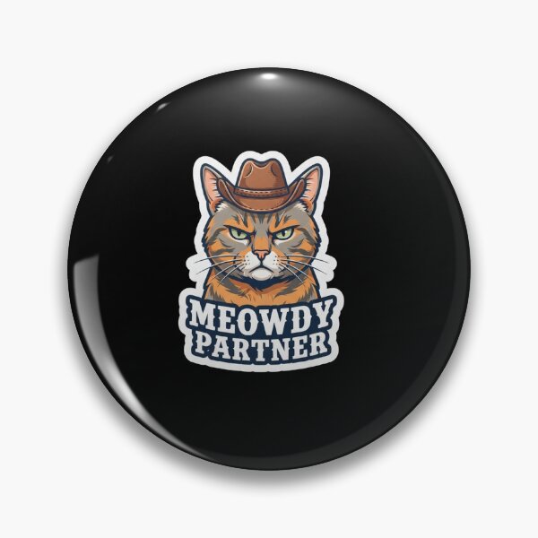 Item preview, Tough Cowboy Cat Meowdy Partner Graphic designed and sold by Owcomm.