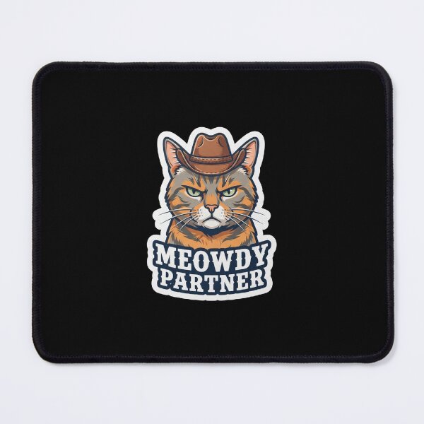 Item preview, Tough Cowboy Cat Meowdy Partner Graphic designed and sold by Owcomm.