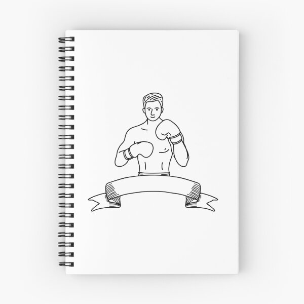 Item preview, A gym banner showing a silhouette mid uppercut designed and sold by rasagamastore.