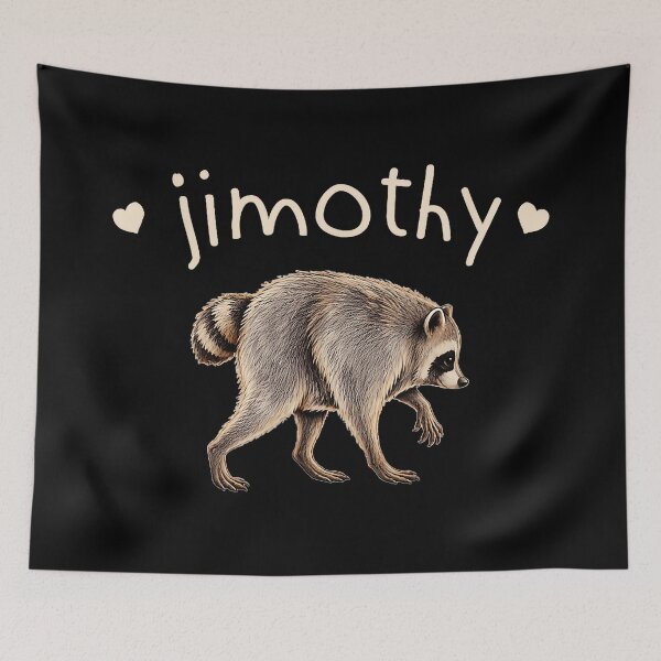 Item preview, Jimothy Raccoon Wildlife Animal Lover designed and sold by Hugosploosh.