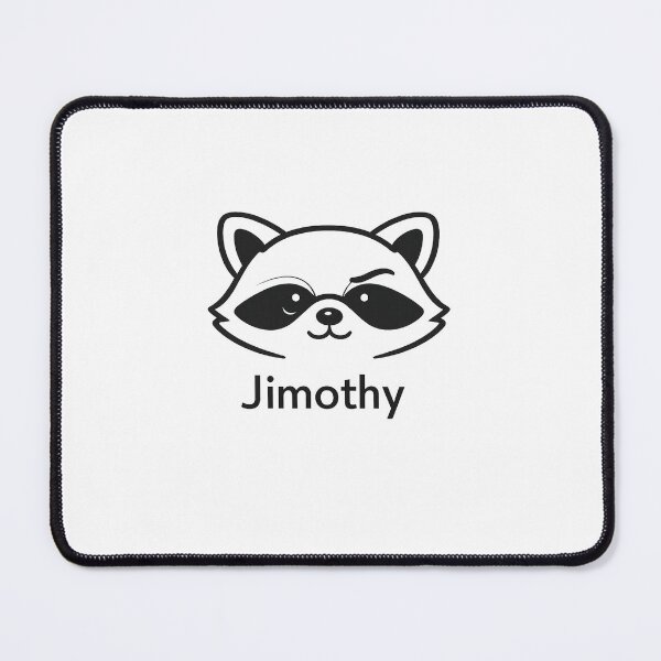 Item preview, Jimothy Minimal Raccoon Face Outline Design designed and sold by EdgeSphere.