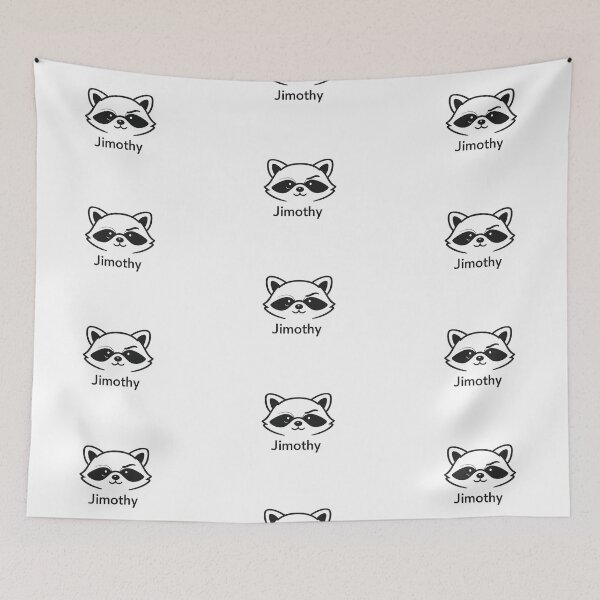Item preview, Jimothy Minimal Raccoon Face Outline Design designed and sold by EdgeSphere.