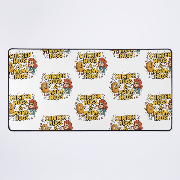 Item preview, Chicken Nugs & Mama Hugs Retro Cute Mom Life designed and sold by raedattia.