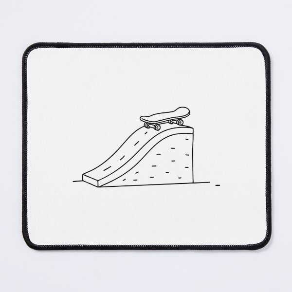 Item preview, A skateboard sitting below an upward sloped ramp designed and sold by rasagamastore.
