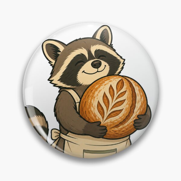 Item preview, Sourdough Raccoon Baker designed and sold by LaunchUIStudio.