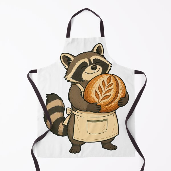 Item preview, Sourdough Raccoon Baker designed and sold by LaunchUIStudio.