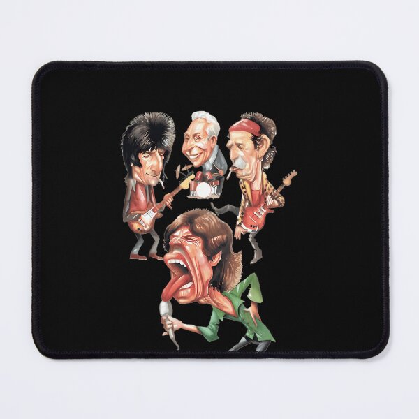 Item preview, The Rolling Stones Caricature Band Members designed and sold by Chnane.