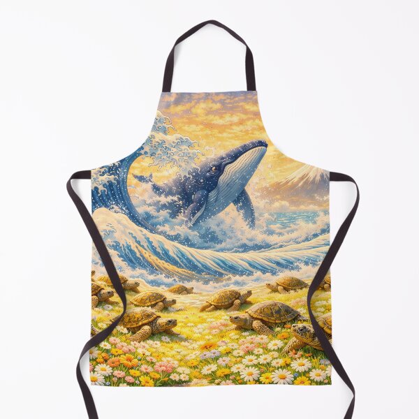 Item preview, Great Wave of the Whale and Turtles designed and sold by M-Y-A-R-T-.