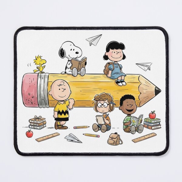 Item preview, Peanuts Gang Back To School Giant Pencil Reading Kids designed and sold by DamianRoy88.