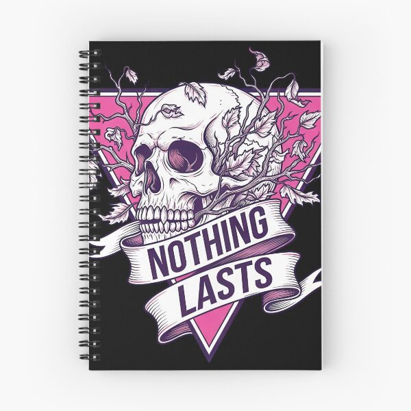 Item preview, Nothing Lasts  Pink Skull and Dead Flowers designed and sold by nuel-art.