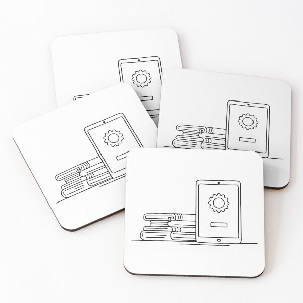 Item preview, A tablet in the middle of a system update placed near a notebook designed and sold by rasagamastore.