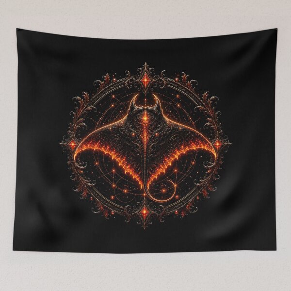 Item preview, Lava Manta Ray designed and sold by RimoraArt.