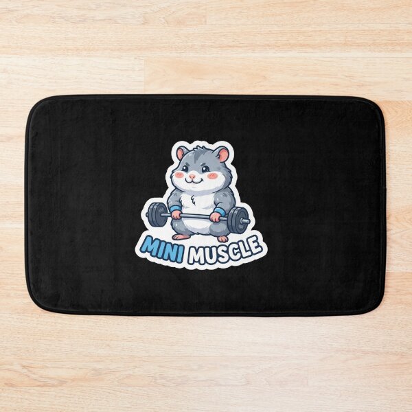 Item preview, Cute Strong Hamster Lifting Heavy Weights designed and sold by Owcomm.