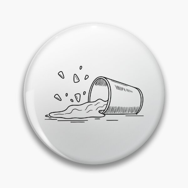 Item preview, A tipped over trash can with its contents spilled nearby designed and sold by rasagamastore.